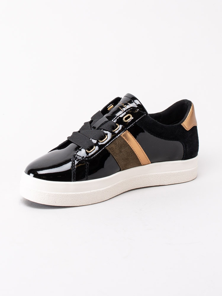 08203032 Gant Aurora low lace 21531911-G00 Svarta sneakers i lack-8