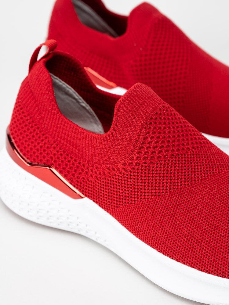 Ara - Maya HS - Röda slip on skor i textil