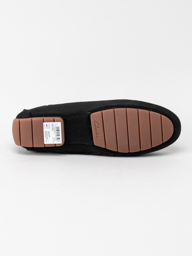 Clarks - C Mocc Boat 2 - Svarta loafers i nubuck