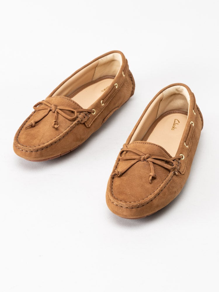 Clarks - C Mocc Boat 2 - Ljusbruna loafers