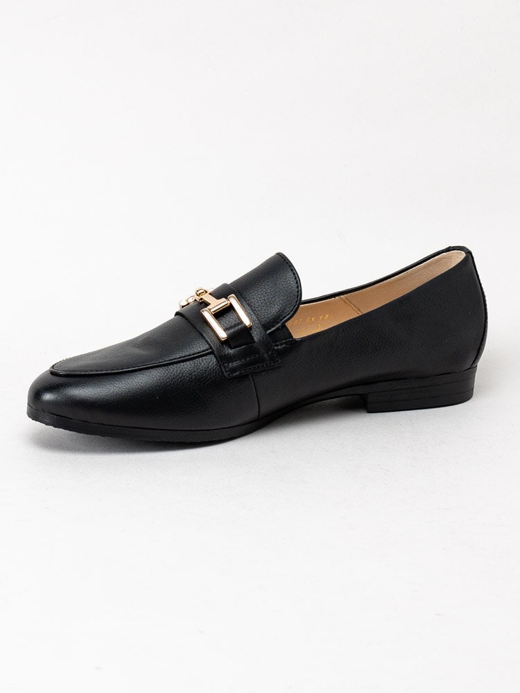 Gabor - Svarta loafers i skinn