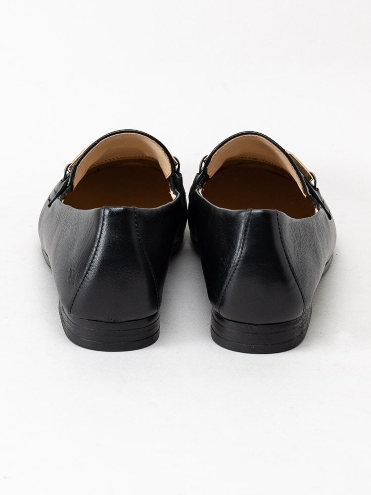 Gabor - Svarta loafers i skinn