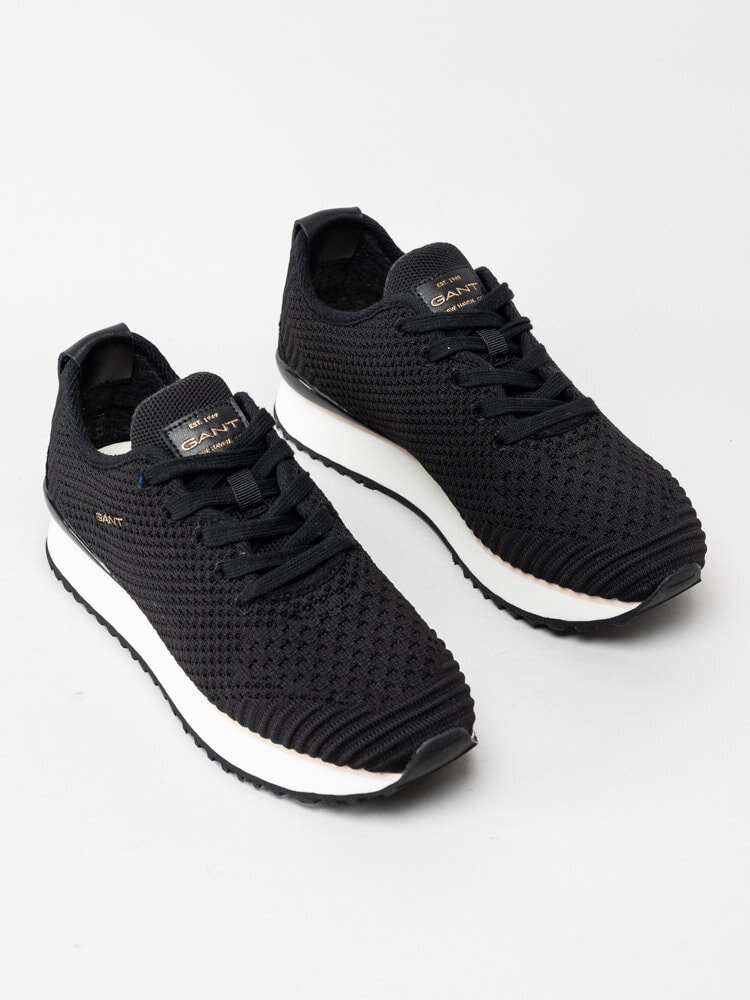 Gant Footwear - Bevinda - Svarta promenadskor i textil