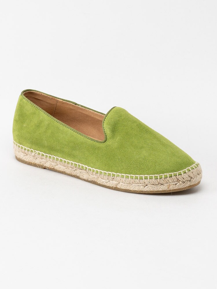 Kanna - Dora - Gröna espadrillos i mocka