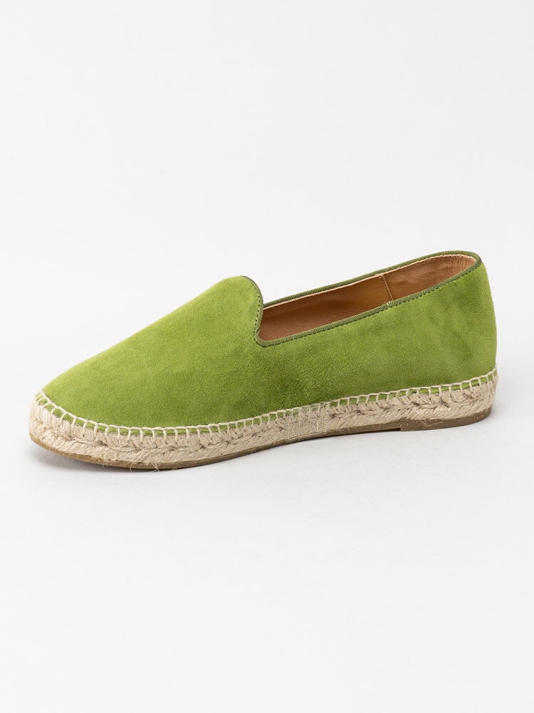 Kanna - Dora - Gröna espadrillos i mocka