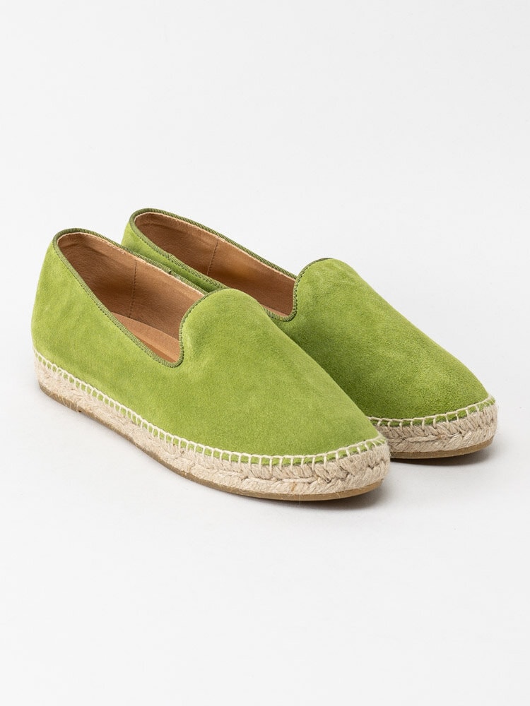 Kanna - Dora - Gröna espadrillos i mocka