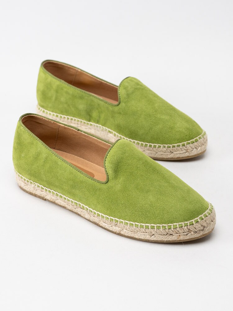 Kanna - Dora - Gröna espadrillos i mocka