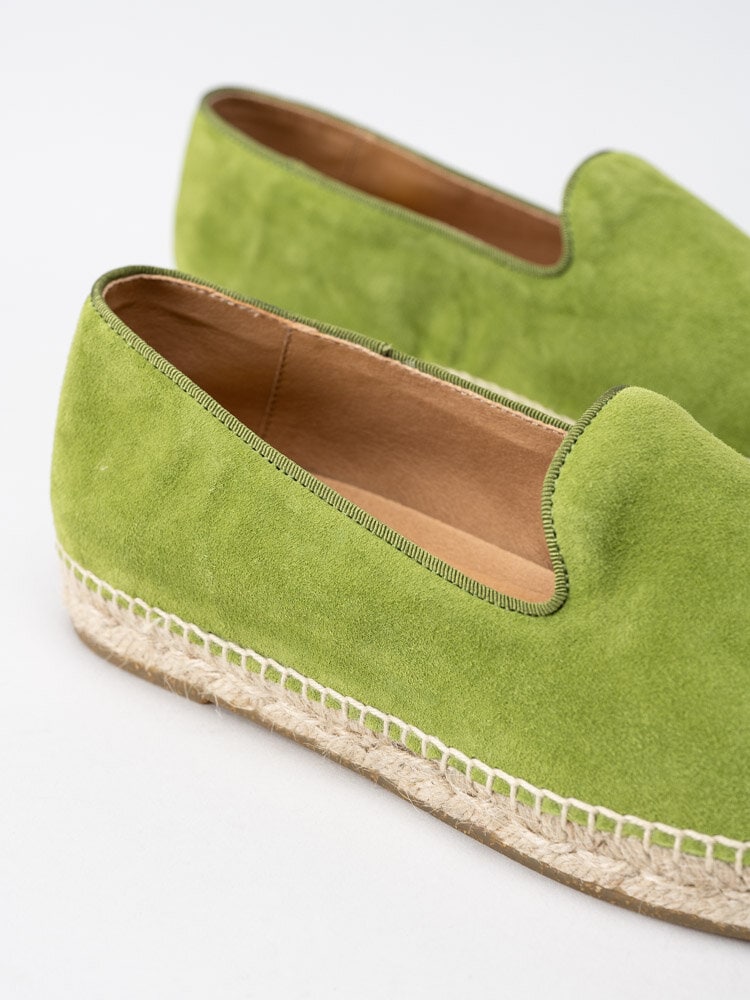 Kanna - Dora - Gröna espadrillos i mocka