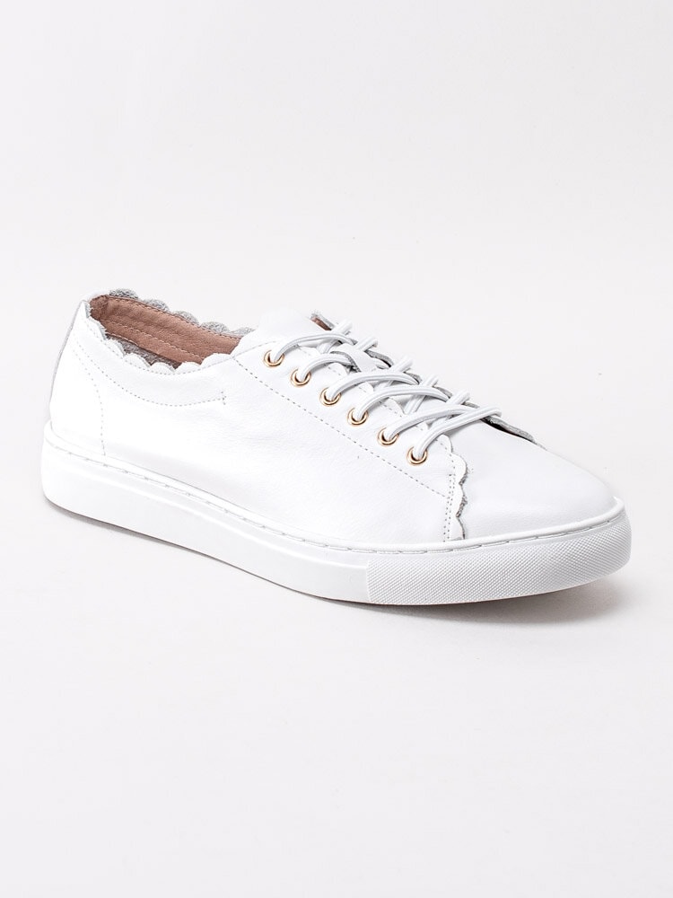 Dasia - Starlily Sweet Lace - Vita sneakers med vågig skärning