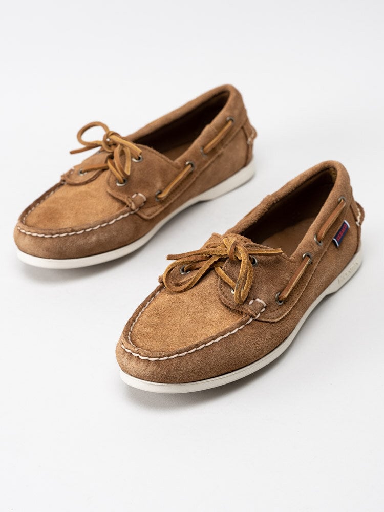 Scarpe Da Barca Sebago Jacqueline Waxy - Donna, Pelle Encerata, Suola Antiscivolo - Foto 6