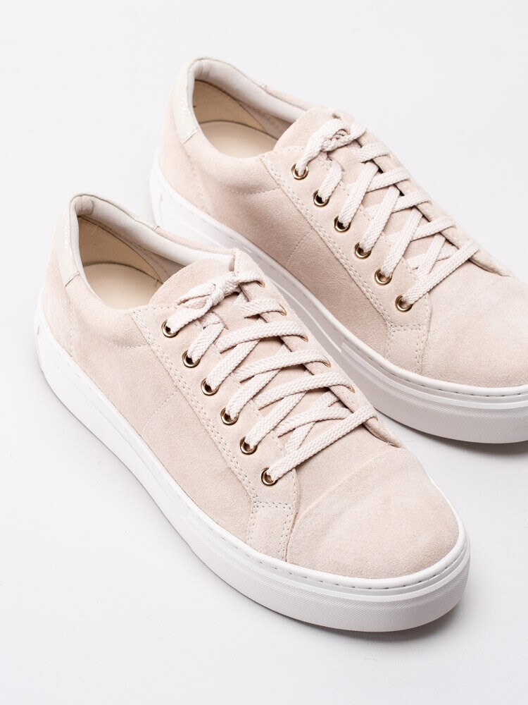 Vagabond - Zoe Platform - Beige sneakers med platå