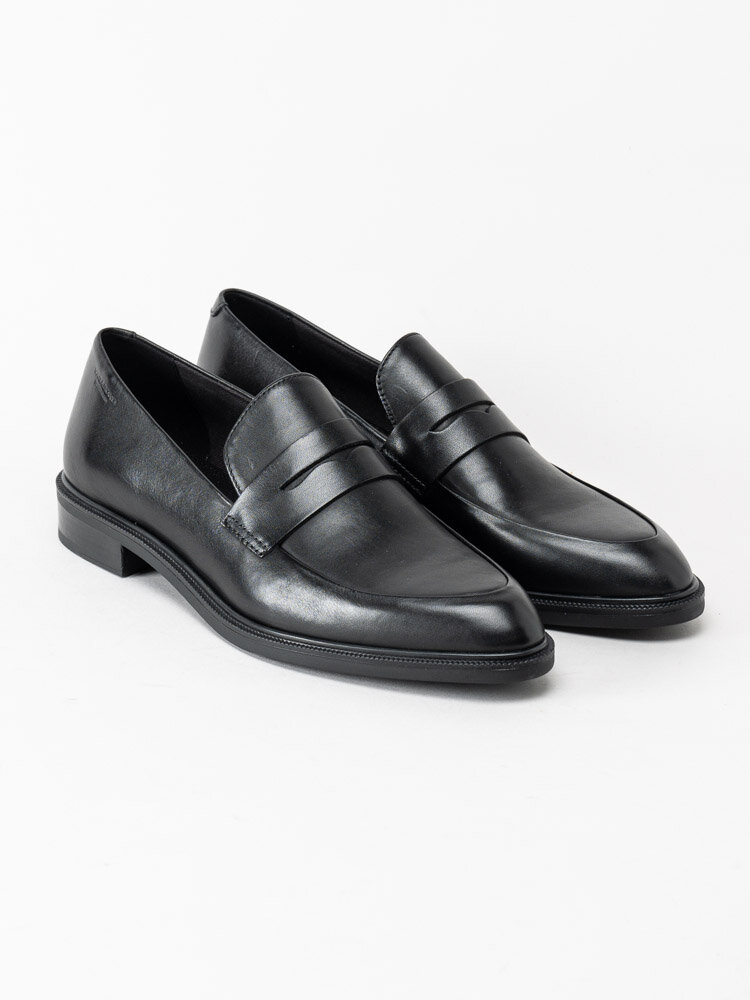 Vagabond - Frances - Svarta loafers i skinn