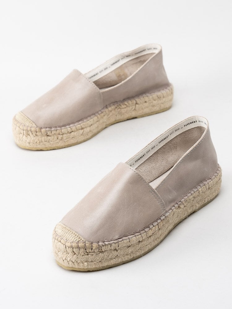 Pavement - Ida Nappa - Beige espadrillos i skinn