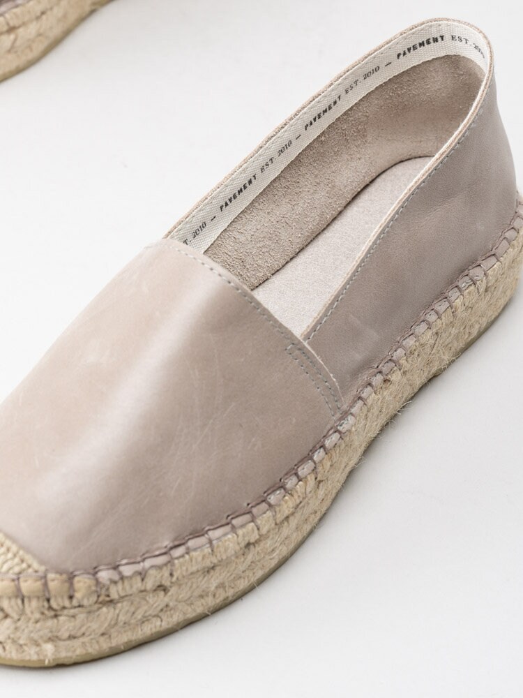 Pavement - Ida Nappa - Beige espadrillos i skinn