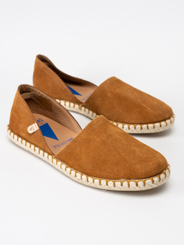 Verbenas - Carmen - Bruna slip on espadrillos i mocka