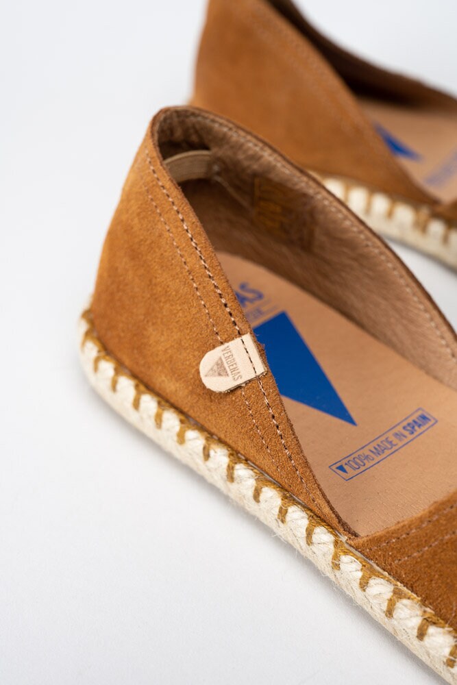 Verbenas - Carmen - Bruna slip on espadrillos i mocka