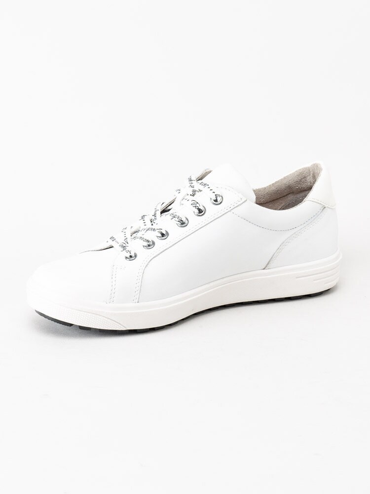 Jana - Vita sneakers i skinn