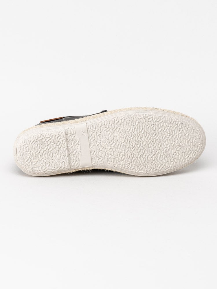 Marstrand - Plaza - Svarta slip on loafers i skinn