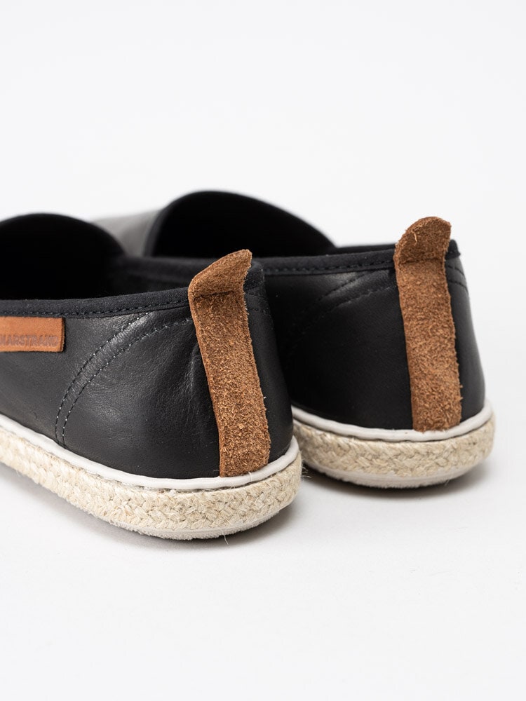 Marstrand - Plaza - Svarta slip on loafers i skinn