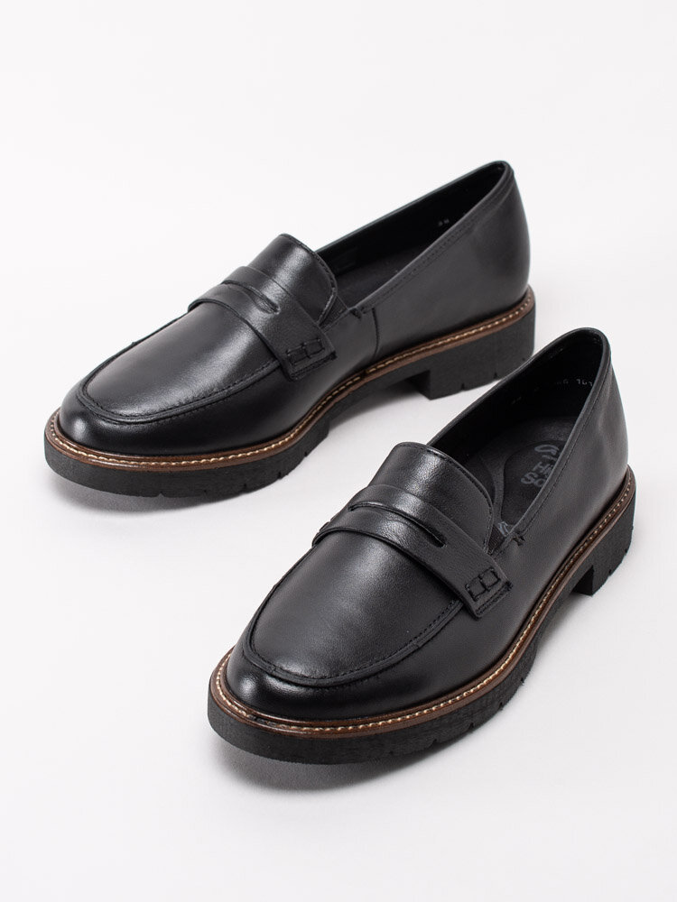 Ara - Manchester - Svarta loafers i skinn