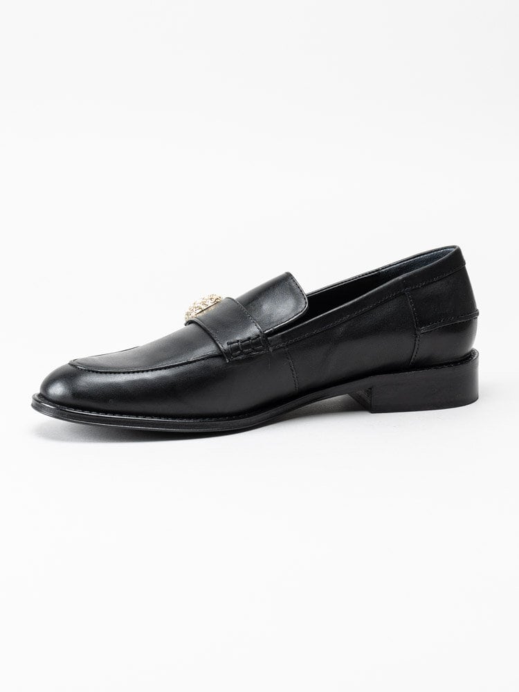 Copenhagen Shoes - Queens leather - Svarta loafers i skinn