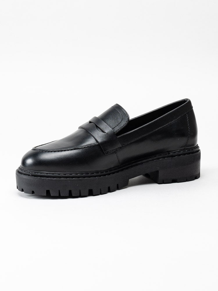 Copenhagen Shoes - Original Loafer Plain - Svarta loafers i skinn