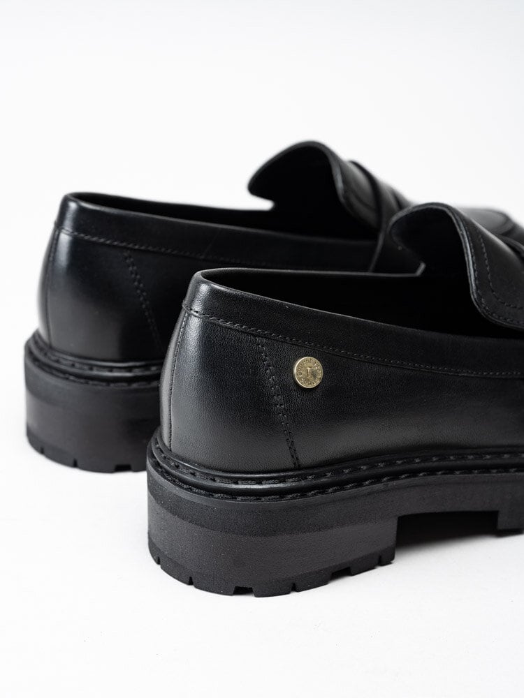 Copenhagen Shoes - Original Loafer Plain - Svarta loafers i skinn