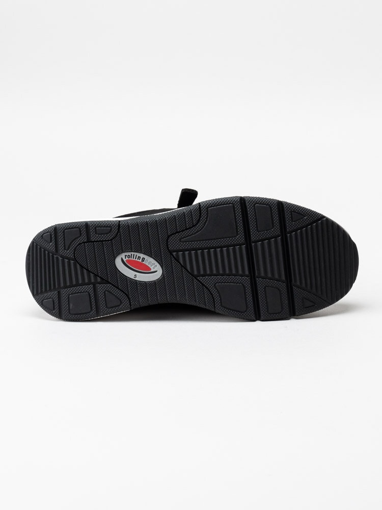 Gabor - Svarta sneakers i mocka med zip