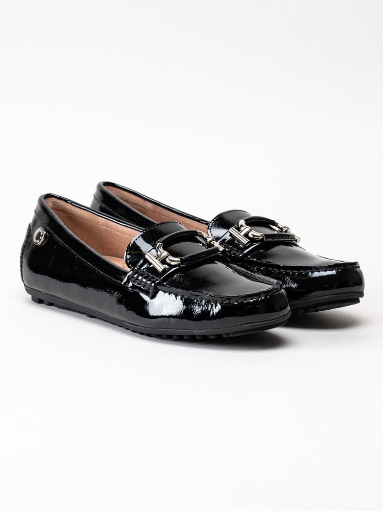 Novita - Parma loafer - Svarta loafers i lackskinn