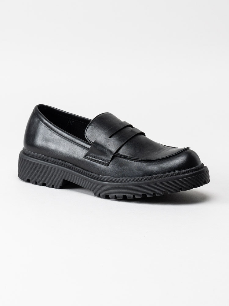 Duffy - Svarta klassiska loafers