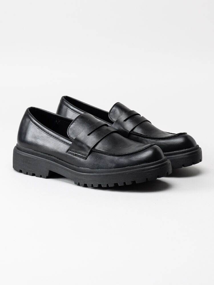 Duffy - Svarta klassiska loafers