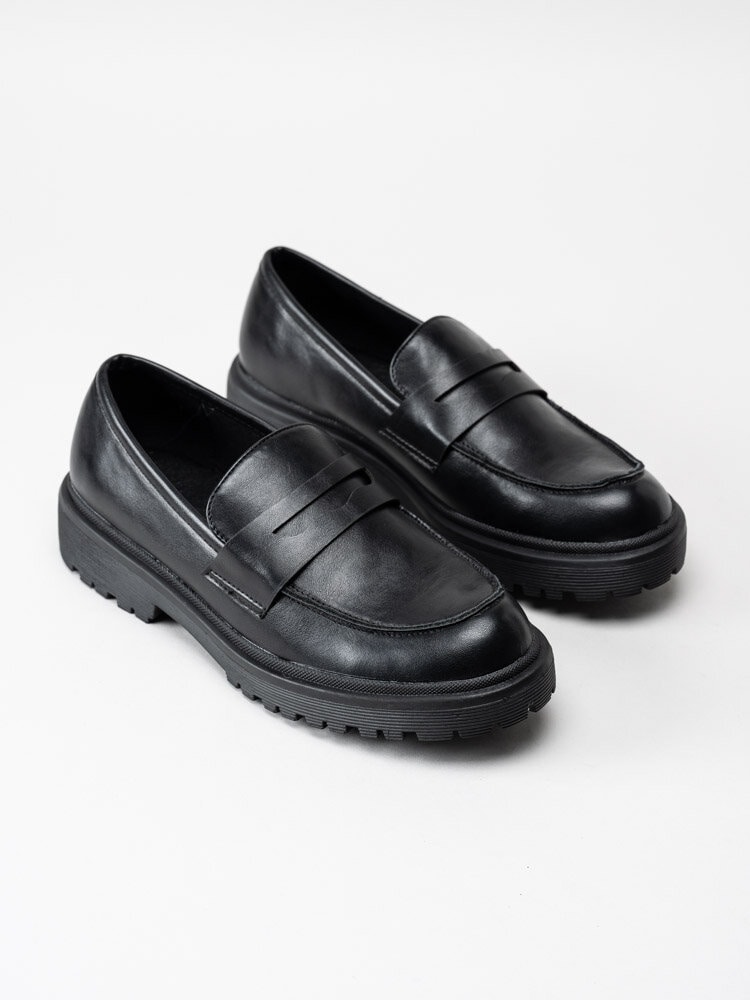 Duffy - Svarta klassiska loafers