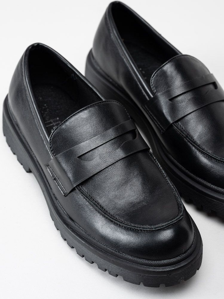 Duffy - Svarta klassiska loafers