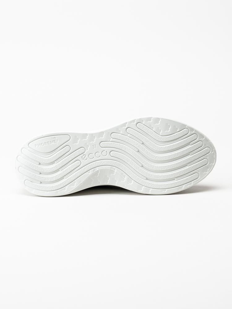 Ecco - Therap W Sneaker - Svarta sneakers i skinn med struktur