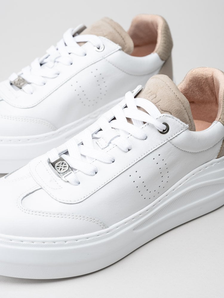 Unisa - Fraile_NF - Vita sneakers i skinn