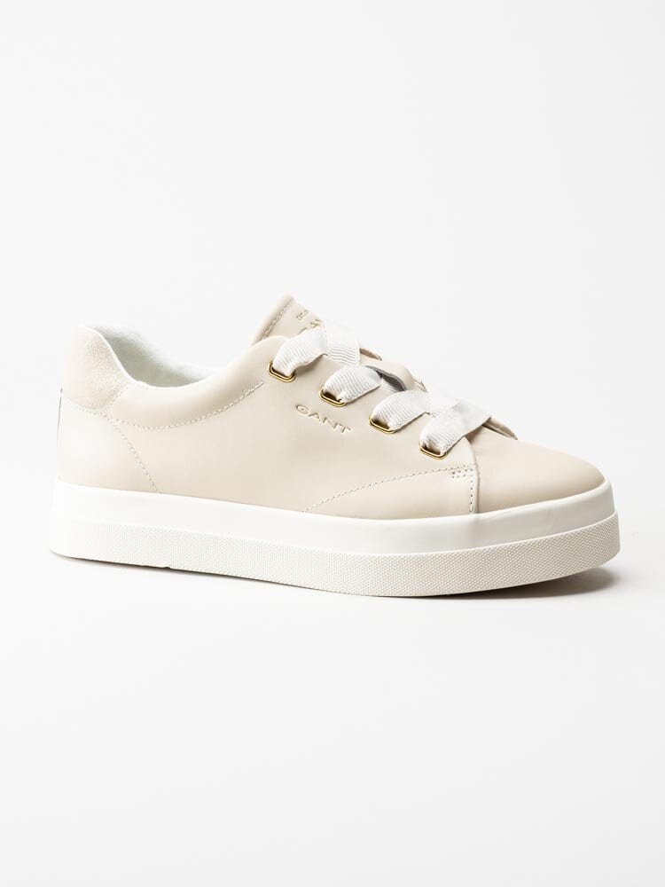 Gant Footwear - Avona - Beige sneakers i skinn