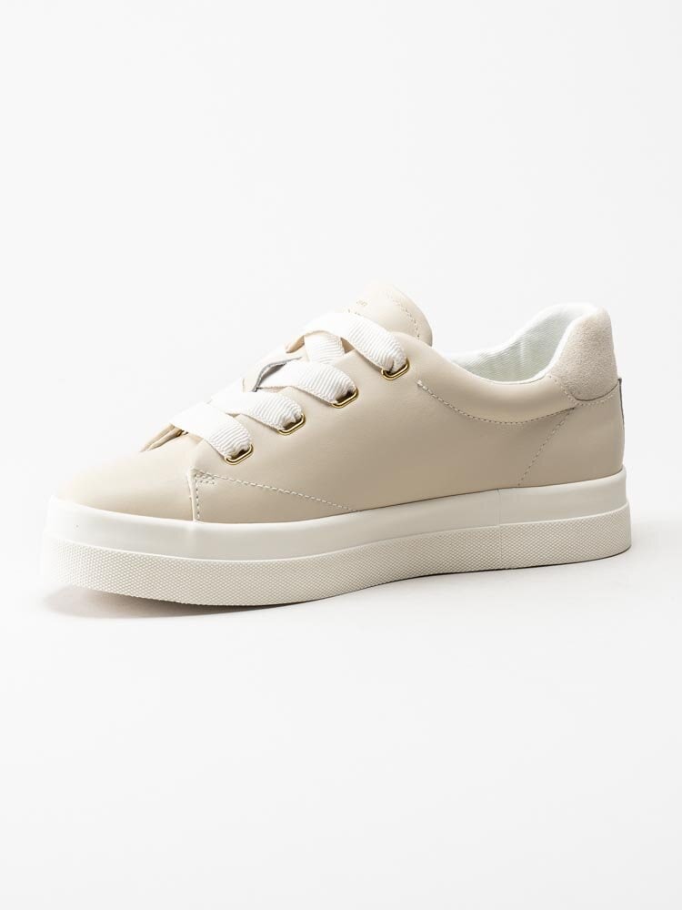 Gant Footwear - Avona - Beige sneakers i skinn