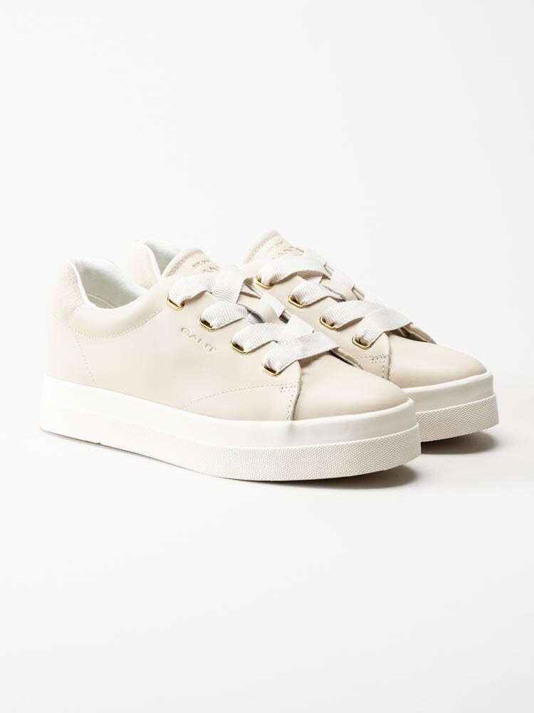 Gant Footwear - Avona - Beige sneakers i skinn