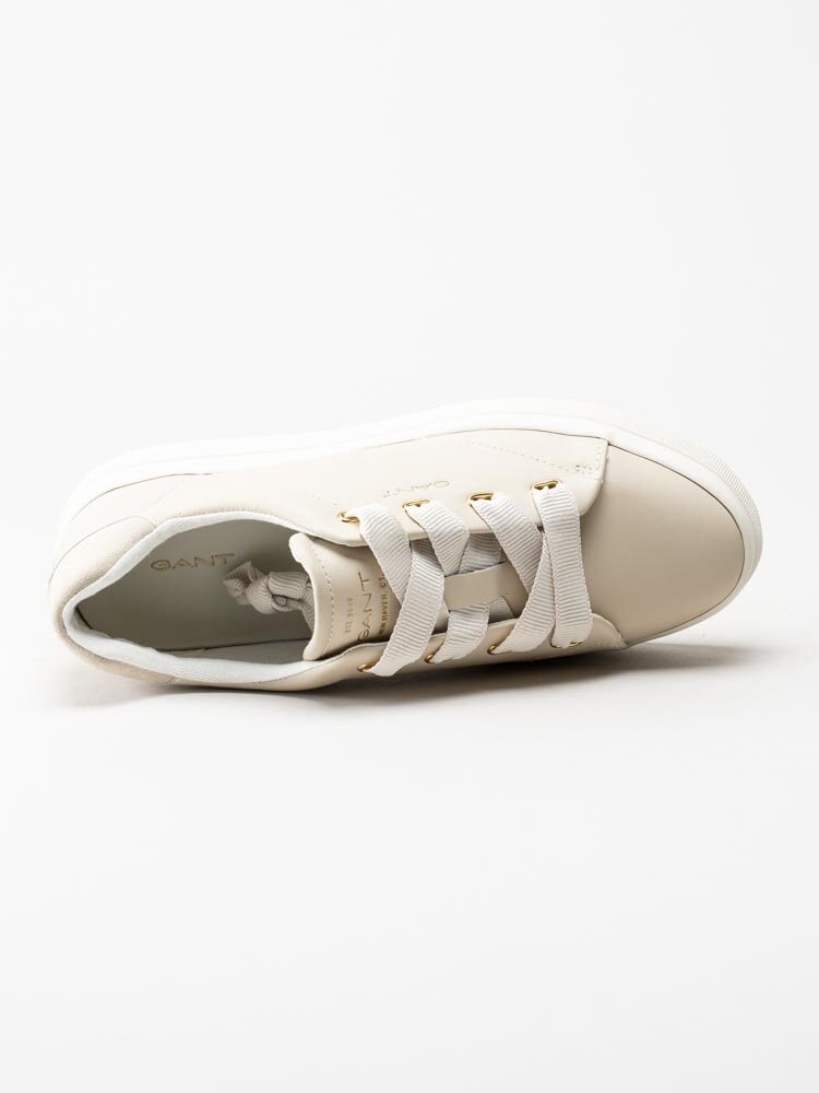 Gant Footwear - Avona - Beige sneakers i skinn