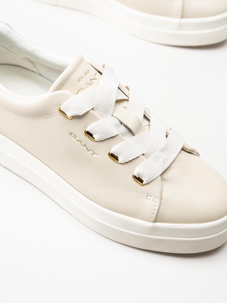 Gant Footwear - Avona - Beige sneakers i skinn