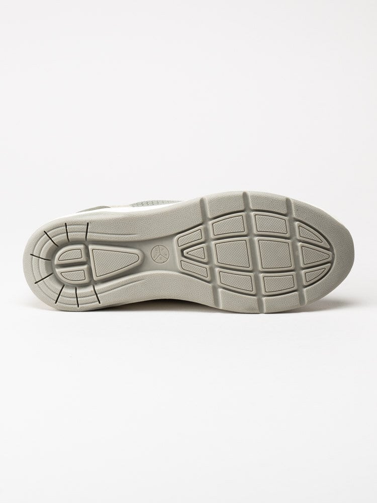 Jana - Leti - Gröna slip on sneakers i textil