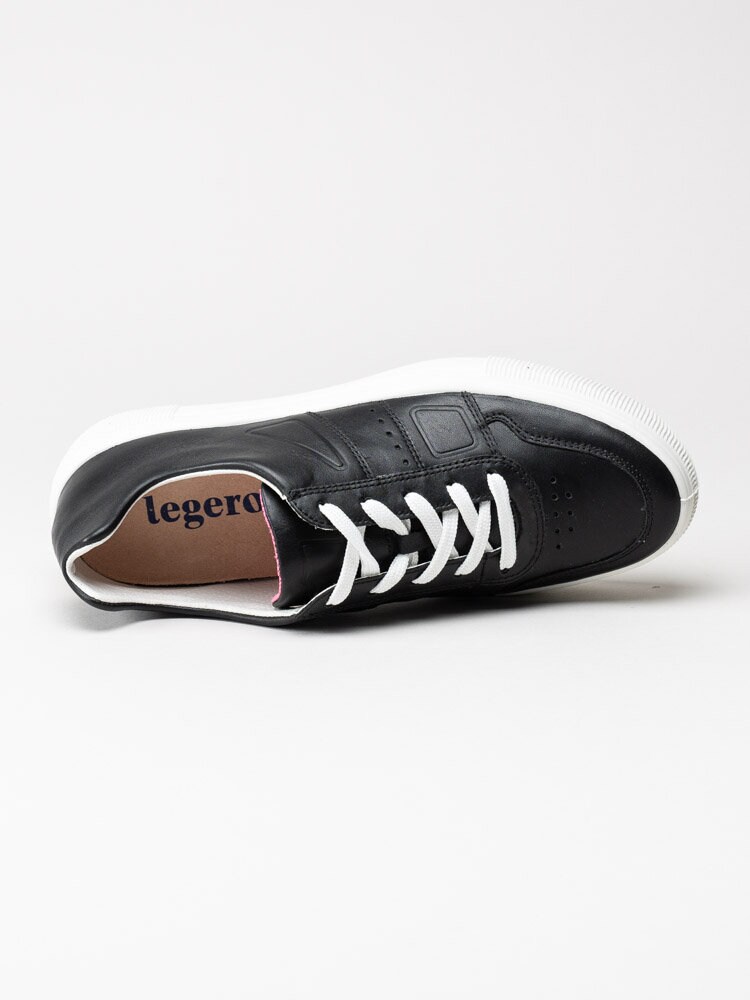 Legero - Lima - Svarta sneakers i skinn