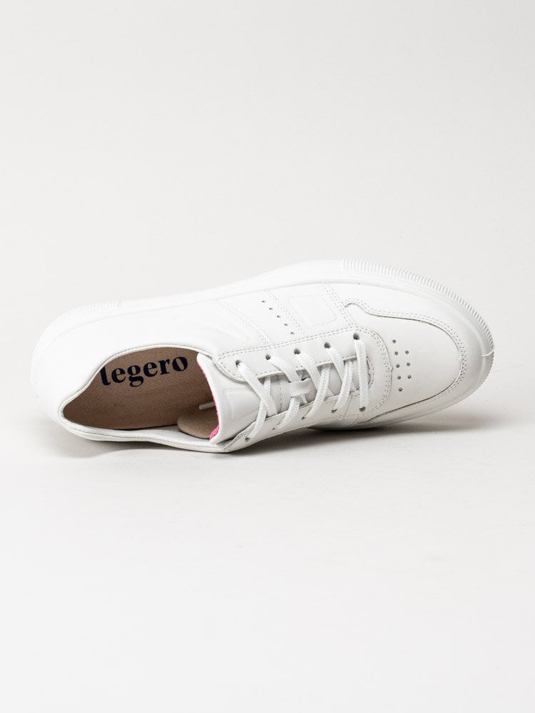 Legero - Lima - Vita sneakers i skinn