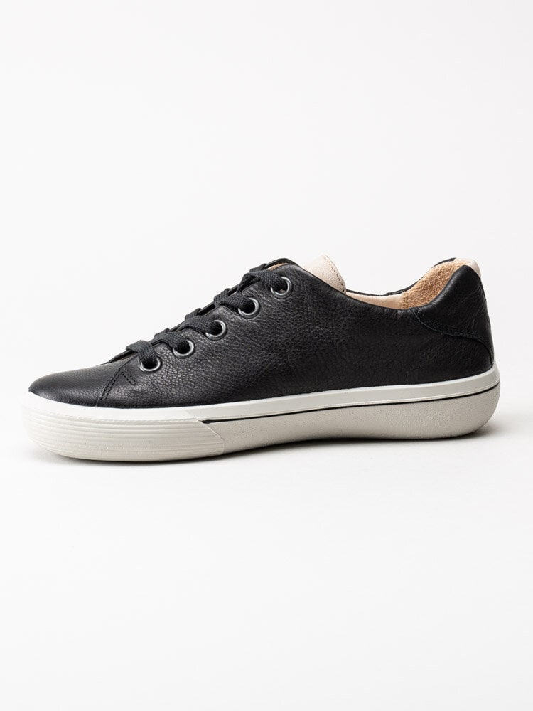Legero - Svarta sneakers i skinn
