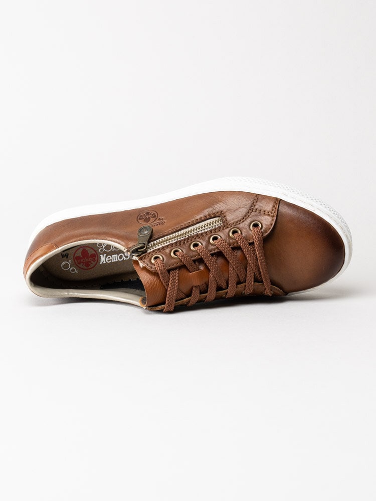 Rieker - Bruna sneakers i skinn