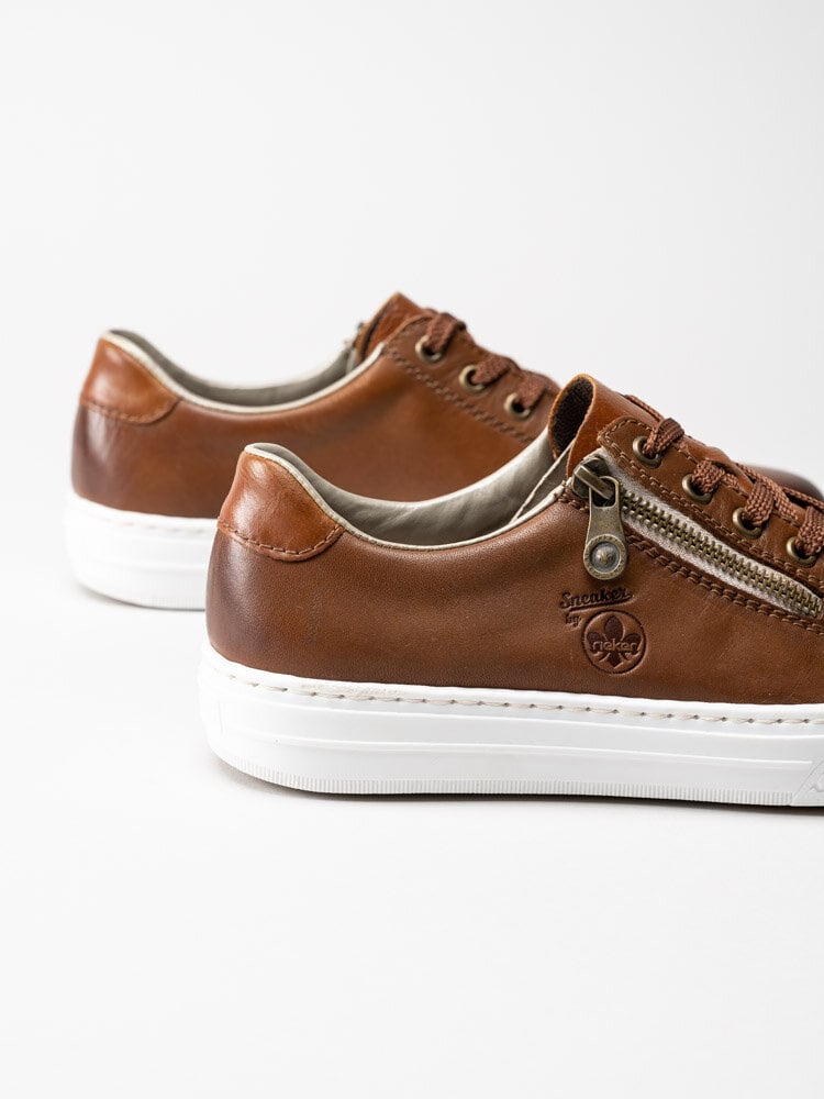 Rieker - Bruna sneakers i skinn