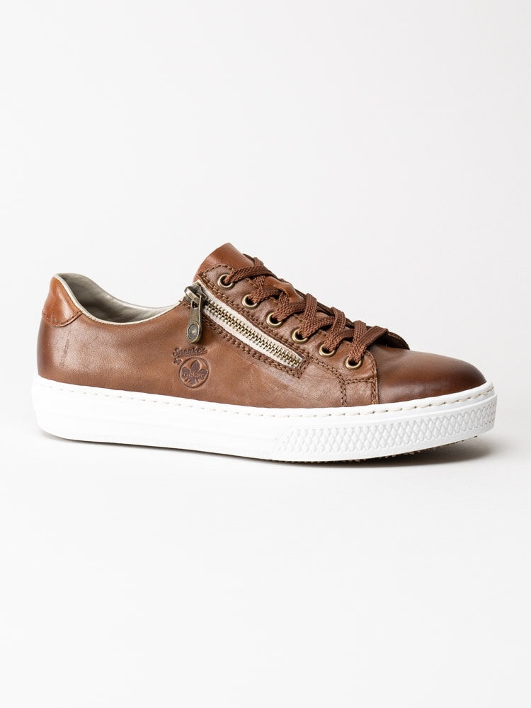 Rieker - Bruna sneakers i skinn