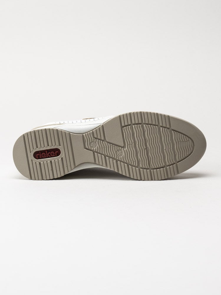 Rieker - Vita kilklackade sneakers