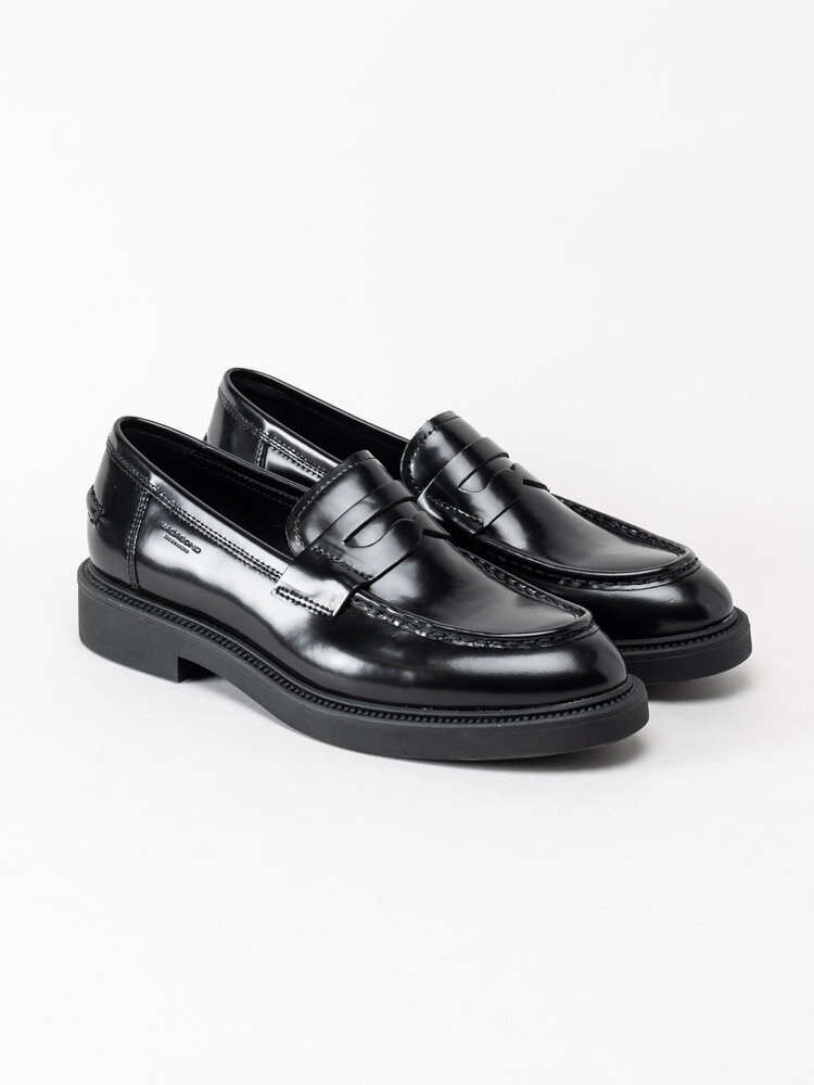 Vagabond - Alex W - Svarta loafers i skinn