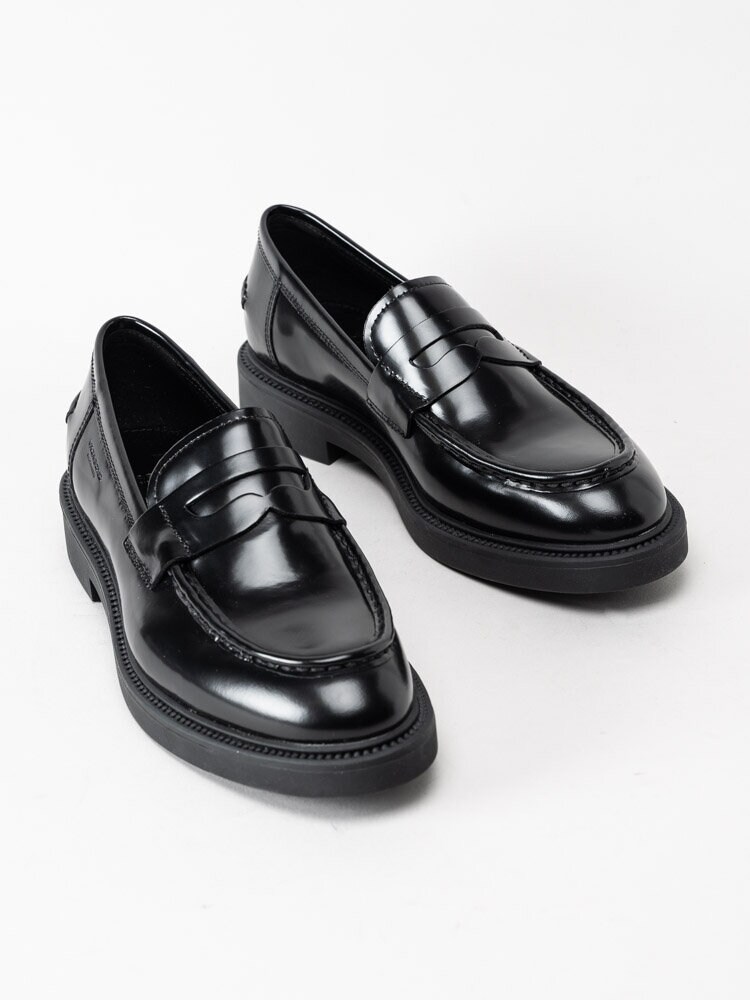 Vagabond - Alex W - Svarta loafers i skinn